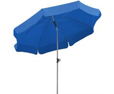 Schneider Sonnenschirm Locarno, royalblau, 200 cm rund, Gestell Stahl, Bespannung Polyester, 2.4 kg