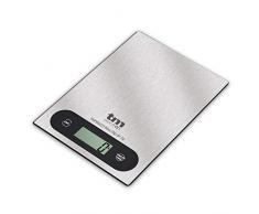 TM Electron TMPBS025 Kompakte digitale Küchenwaage aus Edelstahl ideal für Backwaren und Lebensmittel