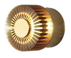 Gnosjö Konstsmide Außenleuchte, Monza Wandleuchte, bronzefarben, 9 x 8 x 9 cm, 3 ml, 7900-800