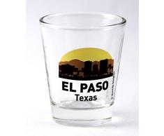 El Paso Texas Sunset Skyline New Shot Glas