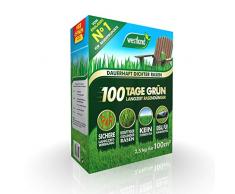 Westland 100 Tage Grün 733544, Langzeit Rasendünger, Granulat, Dunkelbraun, 2,5 kg für 100 m²