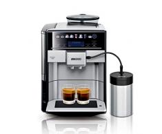 Siemens EQ.6 plus s700 TE657M03DE Kaffeevollautomat (1500 W, Keramikmahlwerk, Touch-Sensor-Direktwahltasten, personalisierte Getränke, Doppeltassenbezug) edelstahl