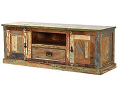 SIT-Möbel 9115-98 Lowboard, 2 Holztüren, 1 Schublade, 1 offenes Fach, 140 x 40 x 50 cm