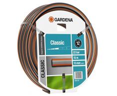 Gardena 18000 Gartenschlauch Classic 1/2 Zoll, 15 m, Grau, 35,6 x 35,6 x 10,2 cm, Sortiert