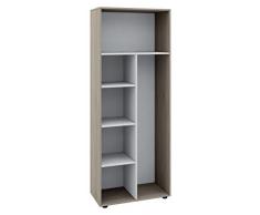 VCM Schrank Universal Staubsauger Besenschrank Mehrzweckschrank Putzschrank Holz Sonoma-eiche 178 x 70 x 40 cm Vandol