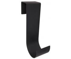 MIDE Produkte 2310b-2 Aluminium Pool Zubehör Haken Paar, passend für 1–3/4-Zoll bis 2–1/8 Zoll breit Zäune, 25,4 cm lang, schwarz