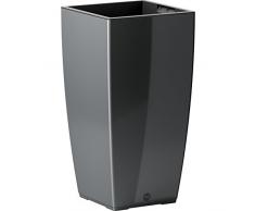 Emsa Blumensäule für den Innen- und Außenbereich, Selbstbewässerungssystem, 58 cm, Granit, Casa Brilliant, 517585