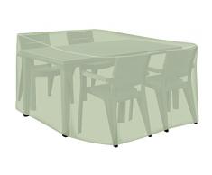 Tepro Universal Abdeckhaube Sitzgruppe rechteckig, groß, beige, 150 x 350 x 95 cm, 8629