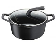 Tefal E2154674 Kasserolle aus Aluminiumguss, Aroma 24 cm, Schwarz