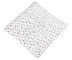 Dehner Dekokissen Sophie, ca. 45 x 45 x 10 cm, Baumwolle, weiß