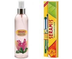 Seramis Blattpflege für Orchideen, Vitalspray, Transparent, 250 ml & Gießanzeiger für alle Topfpflanzen, 2 Stück, Kein Batteriebetrieb, Kunststoff, Höhe: 16,2 cm, Gießanzeiger, Grün