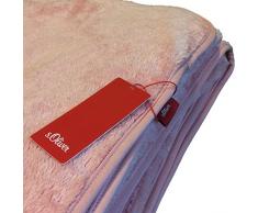 s.Oliver Kuscheldecke, Polyester, Rosa, 200 x 150 cm