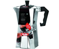 Ibili Bahia Espressokocher, Kaffeekocher, Mokkakocher aus Aluminium für 12 Espresso-Tassen