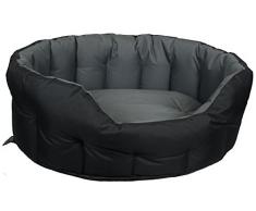 P & L Superior Pet Beds Bett für Haustiere, oval, wasserdicht, strapazierfähig, weich