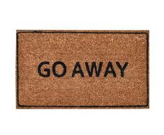 Ninamar Fußmatte Go Away aus Natur Kokosfaser - 75 cm x 44 cm