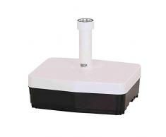 Siena Garden Kunststoff Schirmständer, weiß