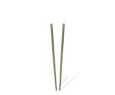 MEPRA 100044628S 6 Essstäbchen, edelstahl, Gebürstetes Gold
