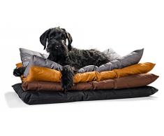 HUNTER Gent Hundebett, wasserabweisend, schmutzabweisend, antibakteriell, 100 x 70 cm, braun