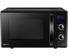Toshiba MW-AG23P (BK) Mikrowelle mit Grill 900 W mit Crispy 1050 W & Kombi-Kochen, 23 l