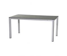 MWH Elements Tisch, 160 x 90 cm, silber/grau