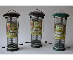 SUPA Vogelfutterstation aus Metall, Sonnenblumenherz, 20,3 cm