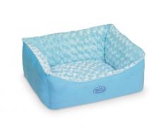 Nobby Komfort Bett eckig ARUSHA blau L x B x H: 45 x 40 x 18 cm