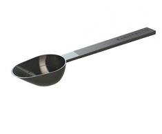 Barista & Co Kaffeelöffel, Edelstahl Messlöffel für gemahlenen Kaffee und losen Tee, Schwarz
