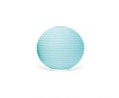 Weddingstar Papierlaterne, rund 12 aqua blue