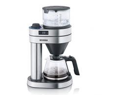 SEVERIN KA 5760 Filterkaffeemaschine „Caprice“, 1450, 1 Liter, Edelstahl-gebürstet/schwarz-matt