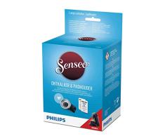 Philips Senseo CA6522/01 für Senseo Original Kaffeepadmaschine Flüssigentklker und Padhalter für 1 Tasse, Rostfreier Stahl