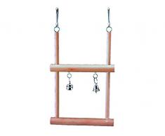 Nobby Trapezschaukel doppelt, mit Glocke 12,5 x 20,5 cm