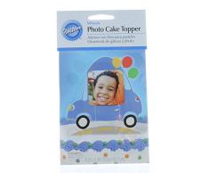 Wilton Wheel Car Photo Cake Topper 4.25 x 5 by Wilton