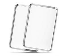 Backblech, 50,8 cm 20 inch baking sheet x 2 pcs Metal Silver