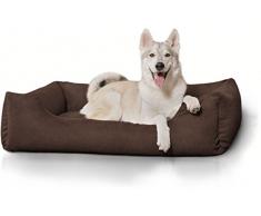 Knuffelwuff Hundebett XL Hundekissen Hundesofa Hundekorb waschbar Dreamline Braun