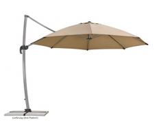 Schneider Sonnenschirm Rhodos Rondo, sand, 350 cm rund, Gestell Aluminium, Bespannung Polyester, 22.4 kg