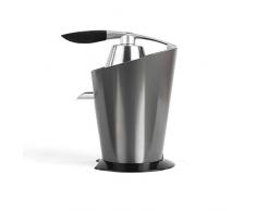 Livoo DOD16 Elektrische Zitruspresse, Edelstahl, leistungsstark, langsames Drehen, Hebel, 2 austauschbare Kegel | DOD164, 160 W, 0,37 kg