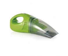 CLEANmaxx 04380 Akku-Handstaubsauger | Nass-Sauger und Trocken-Sauger in einem | Kabellos dank 4,8 V Akku | Inkl. Diverser Aufsätze | Ideal auch fürs Auto | Grün