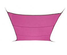 Perel GSS4430FU Sonnensegel - Rechteckig, Fuchsia, 400 x 300 x 0,2 cm