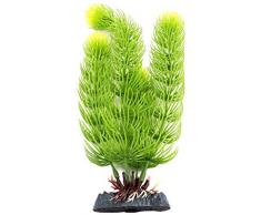 sourcingmap Kunstpflanze für Aquarien, 21,6 cm, Grün
