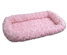 Furhaven Ultra Plüsch Nackenrolle Pet Bett, Jumbo, Erdbeere