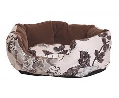 Croci C2078401 Bett Oval, Silber Leaf