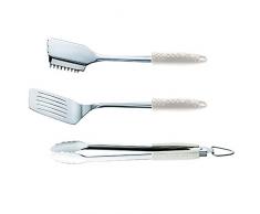 Bodum FYRKAT Fyrkat Grill Zubehör Set, Weiß