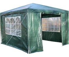 Airwave Pavillon 3 x 3 m, grün, Inklusive 1 x einzigartig gestalteter Windstangen für besondere Stabilität