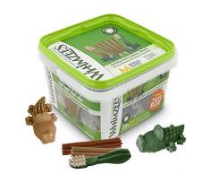 Whimzees Snack Box für Hunde M | 28 vegetarische Hundekausnacks