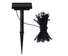 Smart Solar 50 x Farbige LED Lichterkette 6,9 m