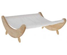 Kerbl Maxi-Pet 81629 Hängematte Dream, weiß mit Holzgestell