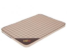 HobbyDog L Mlibwk9 100 X 67 cm L (R2) Light Matratze Beige Mit Gitter, L, Beige Mit Gitter