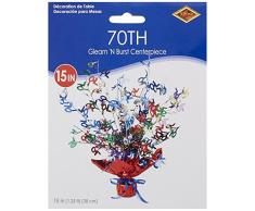 Beistle 50818-3030 Gleam N Burst Tafelaufsatz 70 mehrfarbig
