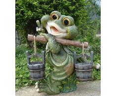 Frosch XXL 38 cm Hoch Deko Garten Gartenzwerg Figuren Dekoration (´38 cm 11169-3)