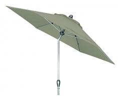 doppler Aluminium Crank Umbrella SL-AZ 275 - Knickbarer Sonnenschirm für Balkon oder Terrasse - Regenabweisend - 275 cm - Greige-Taupe